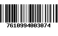 Código de Barras 7610994003074