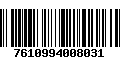 Código de Barras 7610994008031