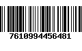 Código de Barras 7610994456481