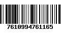 Código de Barras 7610994761165