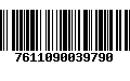 Código de Barras 7611090039790