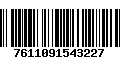 Código de Barras 7611091543227