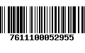 Código de Barras 7611100052955