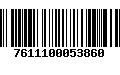 Código de Barras 7611100053860