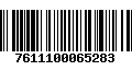 Código de Barras 7611100065283