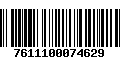 Código de Barras 7611100074629