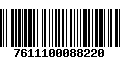 Código de Barras 7611100088220