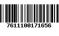 Código de Barras 7611100171656