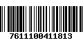 Código de Barras 7611100411813