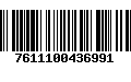 Código de Barras 7611100436991