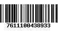 Código de Barras 7611100438933