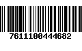 Código de Barras 7611100444682