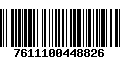 Código de Barras 7611100448826