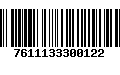 Código de Barras 7611133300122