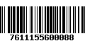 Código de Barras 7611155600088