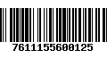 Código de Barras 7611155600125