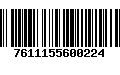 Código de Barras 7611155600224