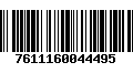 Código de Barras 7611160044495