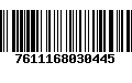 Código de Barras 7611168030445