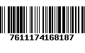 Código de Barras 7611174168187