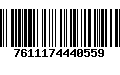 Código de Barras 7611174440559