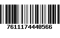 Código de Barras 7611174440566