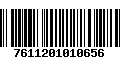 Código de Barras 7611201010656