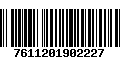 Código de Barras 7611201902227