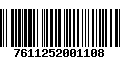 Código de Barras 7611252001108