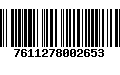 Código de Barras 7611278002653