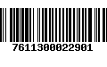 Código de Barras 7611300022901