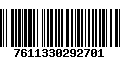 Código de Barras 7611330292701