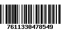 Código de Barras 7611330478549