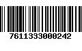 Código de Barras 7611333000242