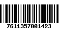 Código de Barras 7611357001423