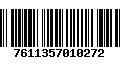 Código de Barras 7611357010272