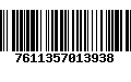 Código de Barras 7611357013938