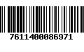 Código de Barras 7611400086971