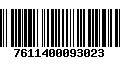 Código de Barras 7611400093023