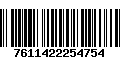 Código de Barras 7611422254754