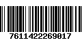 Código de Barras 7611422269017