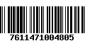 Código de Barras 7611471004805