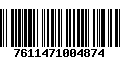 Código de Barras 7611471004874