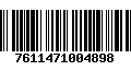 Código de Barras 7611471004898