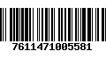 Código de Barras 7611471005581