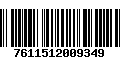 Código de Barras 7611512009349