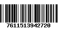 Código de Barras 7611513942720