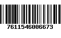 Código de Barras 7611546006673