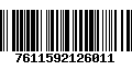 Código de Barras 7611592126011