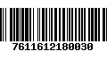 Código de Barras 7611612180030